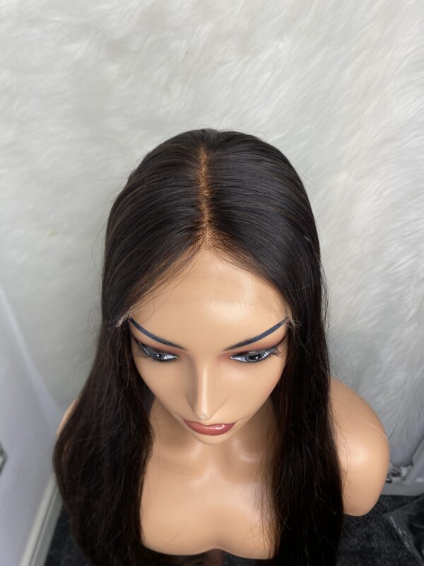 IMG_0075 Raw Single donor Vietnamese Human Hair baby thin Wig. HD closure (28inches and 32inches available)
