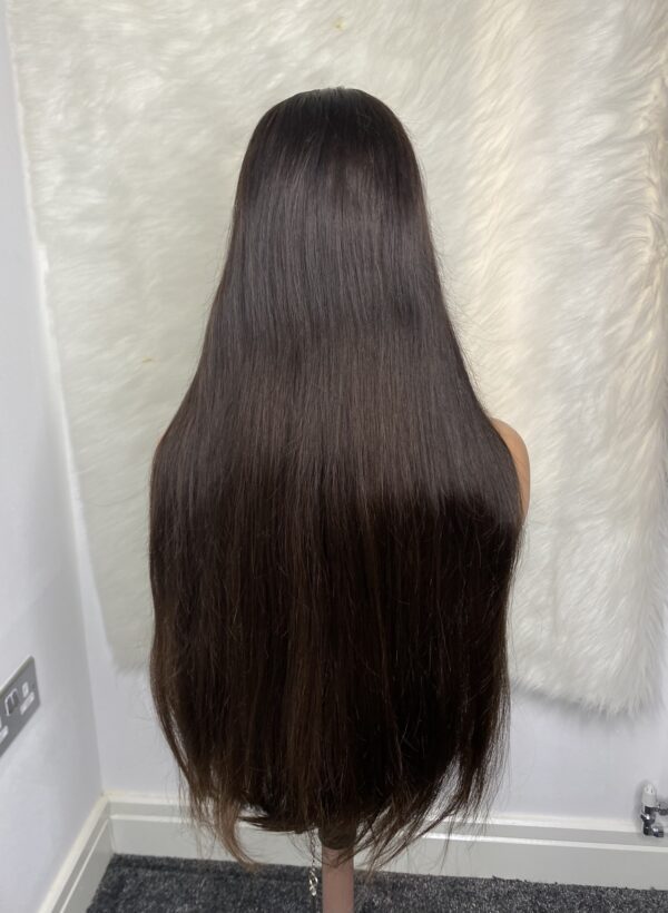 IMG_0086 Raw Single donor Vietnamese Human Hair baby thin Wig. HD closure (28inches and 32inches available)
