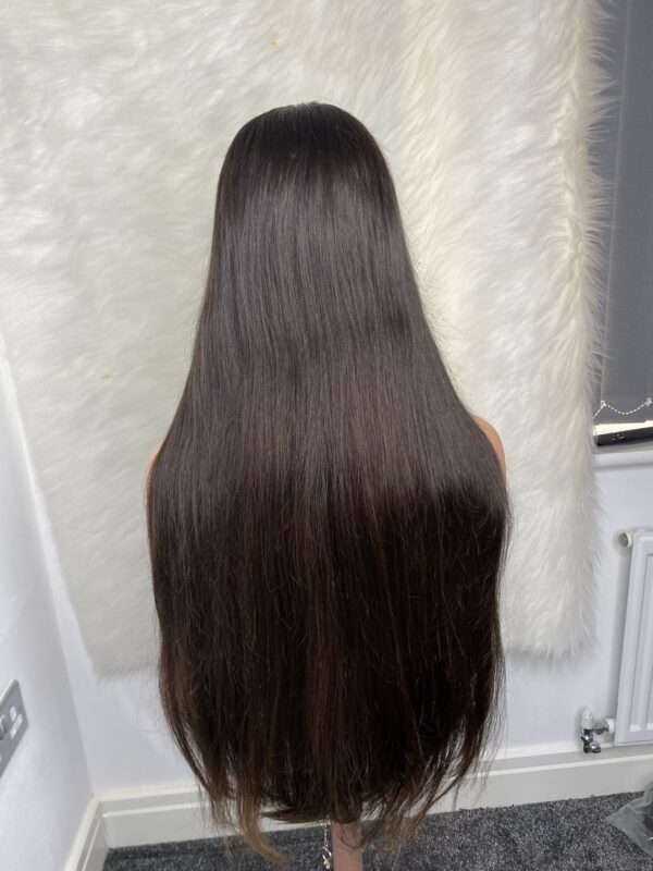 IMG_0092 Raw Single donor Vietnamese Human Hair baby thin Wig. HD closure (28inches and 32inches available)