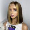 IMG_0095 Raw Vietnamese Human Hair Bone straight birthmark Bob SDD 12 Inches Wig