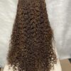 IMG_0264 SDD Virgin human Hair Pixie Curl 28inches Wig (Brown and Highlights)