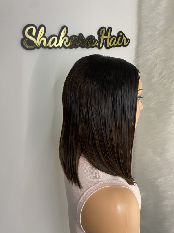 IMG_0304 Raw Single donor Vietnamese Human Hair SDD Wig. HD closure. (12inches and 14inches available)