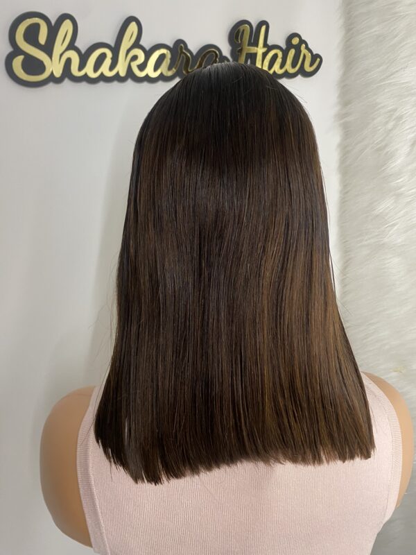 IMG_0405 Raw Single donor Vietnamese Human Hair SDD Wig. HD closure. (12inches and 14inches available)