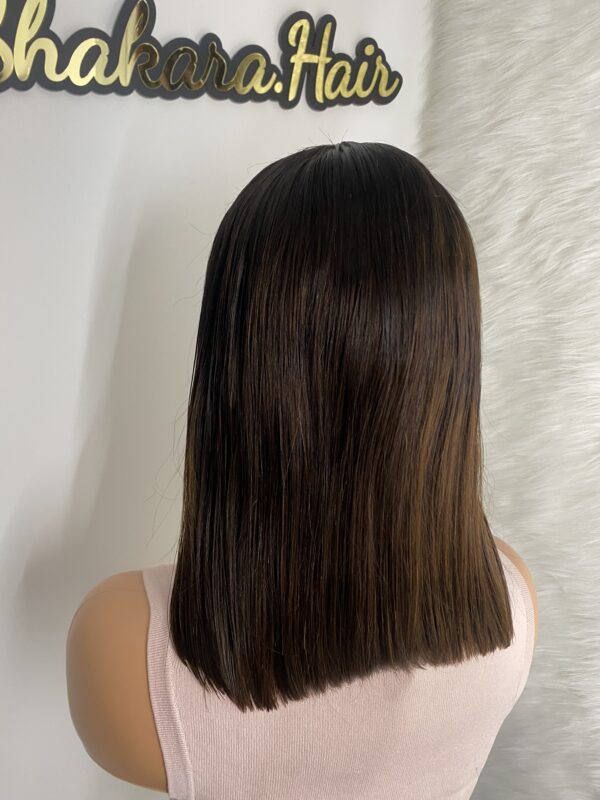 IMG_0411 Raw Single donor Vietnamese Human Hair SDD Wig. HD closure. (12inches and 14inches available)