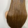 IMG_0483 SDD Bone Straight Raw Human Hair Wig (Light brown with black roots)