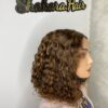 IMG_0736 SDD Virgin human Hair Pixie Curl 14 inches Wig (Highlights)