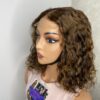 IMG_0762 SDD Virgin human Hair Pixie Curl 14 inches Wig (Highlights)