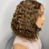 IMG_0778 SDD Virgin human Hair Pixie Curl 14 inches Wig (Highlights)