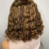 IMG_0792 SDD Virgin human Hair Pixie Curl 14 inches Wig (Highlights)