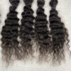 Virgin human hair Deep wave Bundles & 4x4 Lace Closure