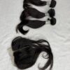 IMG_0983 Virgin human hair Straight DD Bundles & 4x4 Lace Closure