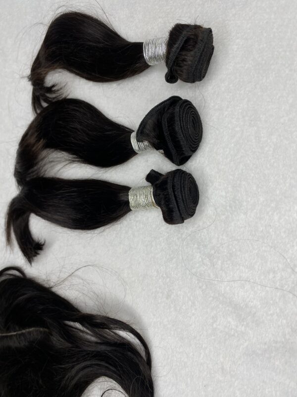 IMG_0986 (1) Virgin human hair Straight DD Bundles & 4x4 Lace Closure