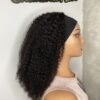 IMG_0988 Headband Virgin Human hair Kinky curly wig (24 inches)