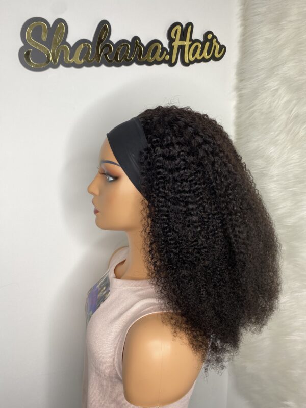 IMG_1005 Headband Virgin Human hair Kinky curly wig (24 inches)
