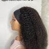 IMG_1007 Headband Virgin Human hair Kinky curly wig (24 inches)