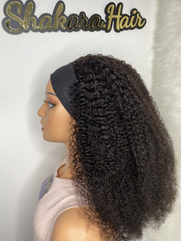 IMG_1007 Headband Virgin Human hair Kinky curly wig (24 inches)