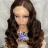 IMG_1354 Raw Vietnamese SDD Human Hair Bouncy Wig (Orange&Brown Highlights)