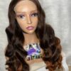 IMG_1360 Raw Vietnamese SDD Human Hair Bouncy Wig (Orange&Brown Highlights)