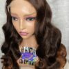 IMG_1362 Raw Vietnamese SDD Human Hair Bouncy Wig (Orange&Brown Highlights)