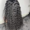 IMG_2052 Virgin human Hair Water Curly 30inches Wig (Black)