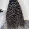 IMG_2057 Virgin human Hair Water Curly 30inches Wig (Black)