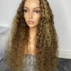 IMG_2081 Virgin human Hair Water Curly Highlights Wig