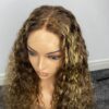 IMG_2098 Virgin human Hair Water Curly Highlights Wig