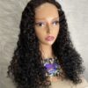 IMG_2397 Human Hair Water Curls 20 inches Wig (Black, Wine & Highlights colors)