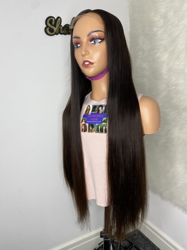 IMG_2718 Raw Single donor Vietnamese Human Hair baby thin Wig. HD closure (28inches and 32inches available)