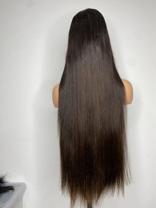 IMG_2735 Raw Single donor Vietnamese Human Hair baby thin Wig. HD closure (28inches and 32inches available)