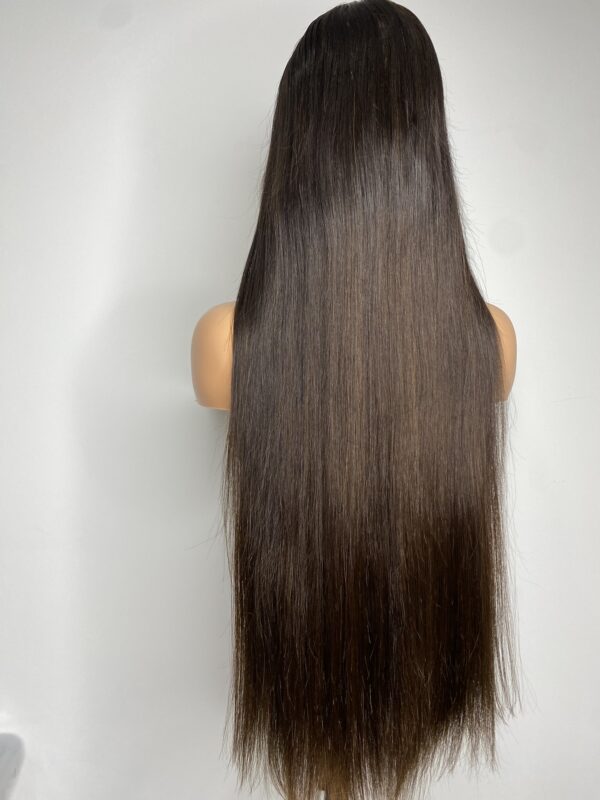 IMG_2737 Raw Single donor Vietnamese Human Hair baby thin Wig. HD closure (28inches and 32inches available)
