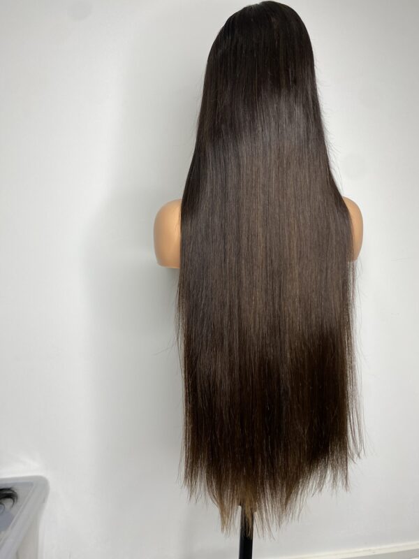 IMG_2739 Raw Single donor Vietnamese Human Hair baby thin Wig. HD closure (28inches and 32inches available)