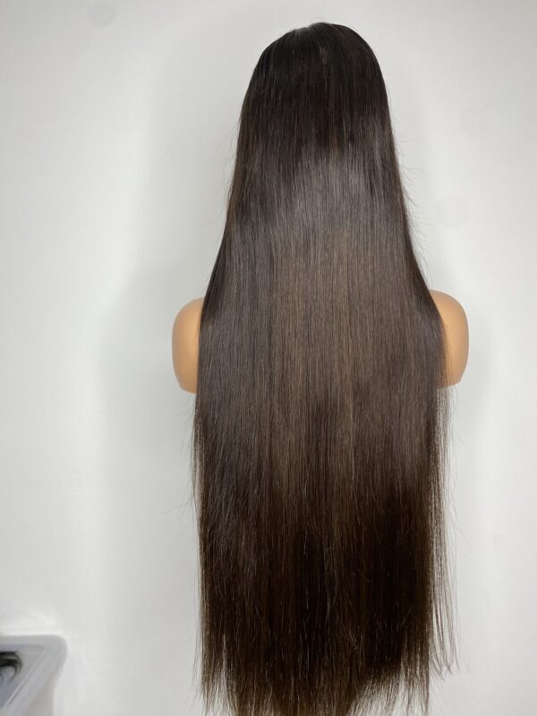 IMG_2741 Raw Single donor Vietnamese Human Hair baby thin Wig. HD closure (28inches and 32inches available)