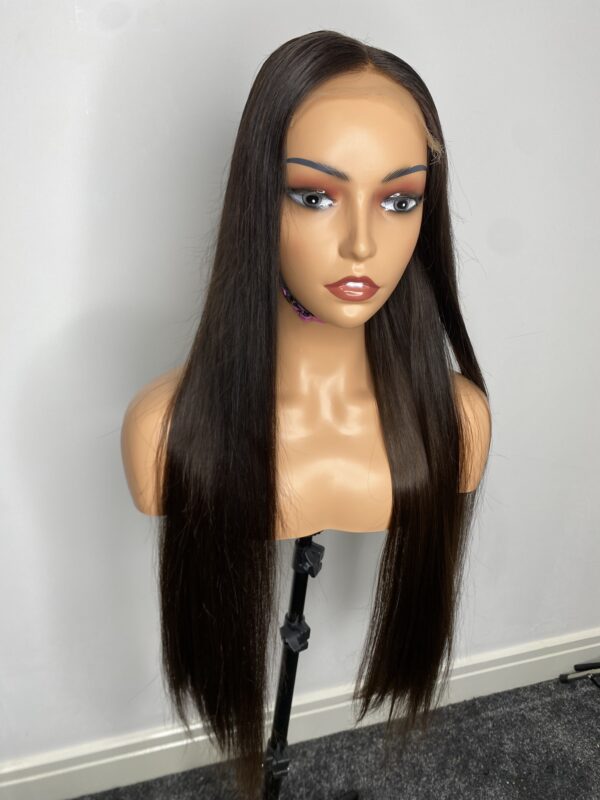 IMG_2767 Raw Single donor Vietnamese Human Hair baby thin Wig. HD closure (28inches and 32inches available)