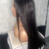 IMG_3449 SDD Bone Straight Raw Human Hair Wig (Black - 24inches)