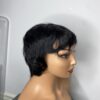 IMG_3572 Human Hair Wig.Rihanna style Pixie cut(black, wine, highlights)