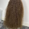 IMG_4489 Virgin human Hair Kinky Curls Wig (Brown)