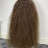 IMG_4501 Virgin human Hair Kinky Curls Wig (Brown)