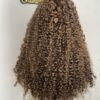 IMG_4905 SDD Virgin human Hair Pixie Curl 28inches Wig (Brown and Highlights)