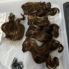 IMG_4922 Virgin human hair 14inches Bouncy Highlights Bundles, & 4x4 Lace Closure