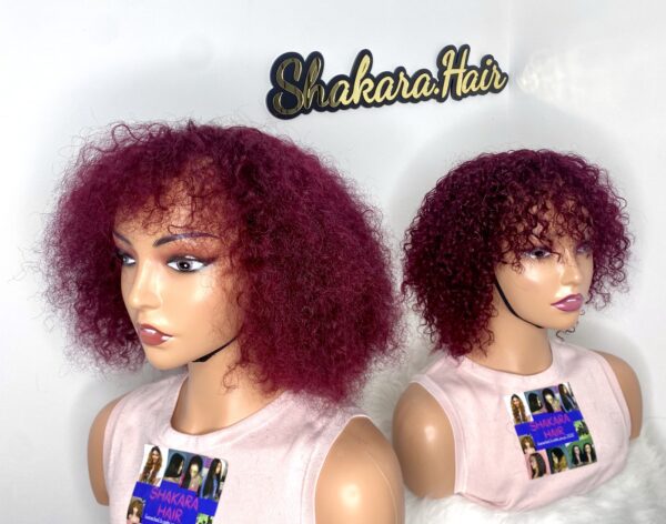 IMG_6241 Human Hair curly fringe Wig (colors available)
