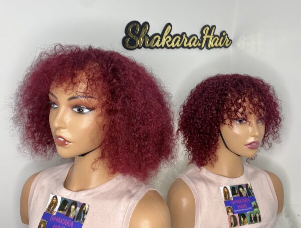 IMG_6244 Human Hair curly fringe Wig (colors available)