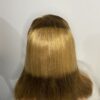 Virgin Human Hair Silky Straight 14 Inches Wig (Highlights)