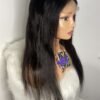 IMG_7497 Human Hair Silky Straight Single drawn wig 24inches