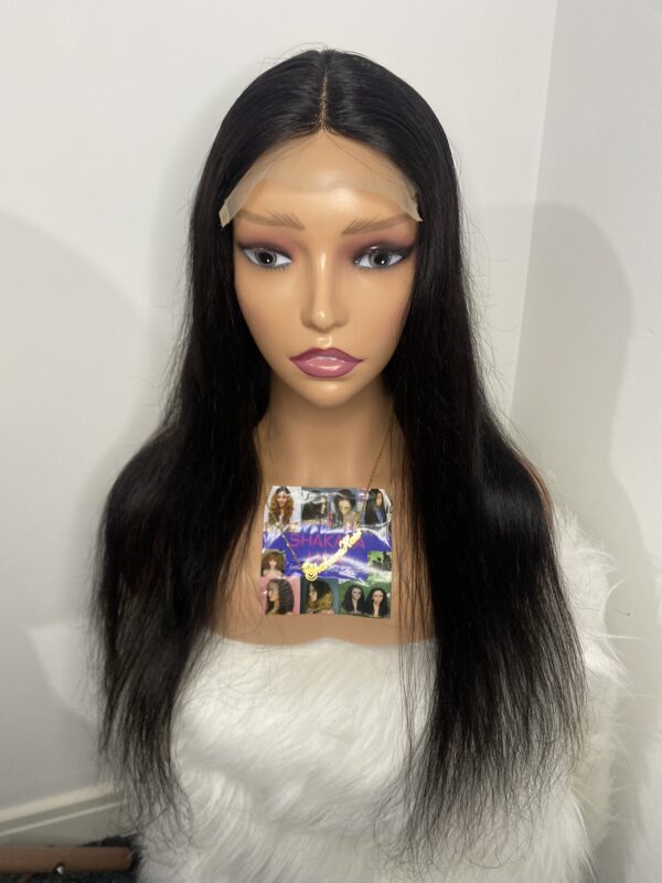 IMG_7499 Human Hair Silky Straight Single drawn wig 24inches