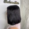 IMG_7516 Bone Straight Vietnamese Raw Human Hair SDD Bob Wig (Black)