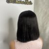 IMG_7521 Bone Straight Vietnamese Raw Human Hair SDD Bob Wig (Black)