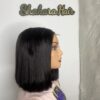 IMG_7526 Bone Straight Vietnamese Raw Human Hair SDD Bob Wig (Black)