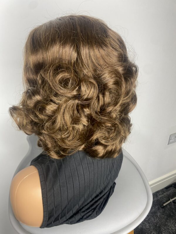 IMG_7917 SDD Virgin Human Hair Bouncy Wig (Brown)