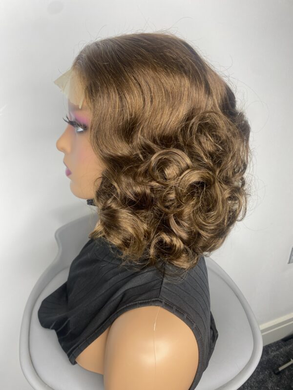 IMG_7925 SDD Virgin Human Hair Bouncy Wig (Brown)